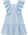 Vestido em Tricoline Maquinetado 96669 Infanti Infantil Menina