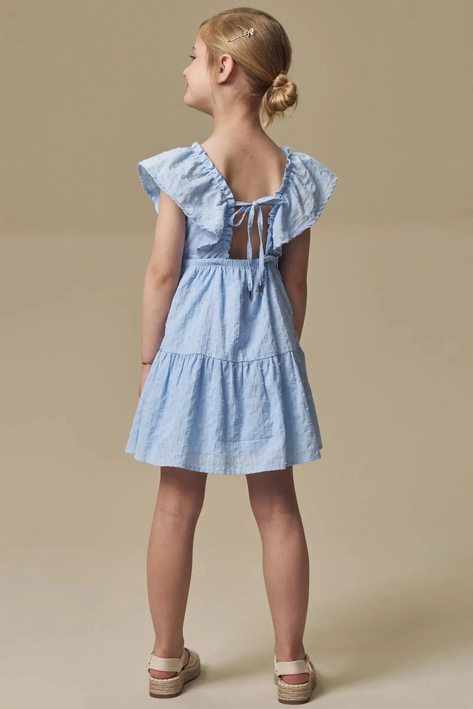 Vestido em Tricoline Maquinetado 96669 Infanti Infantil Menina