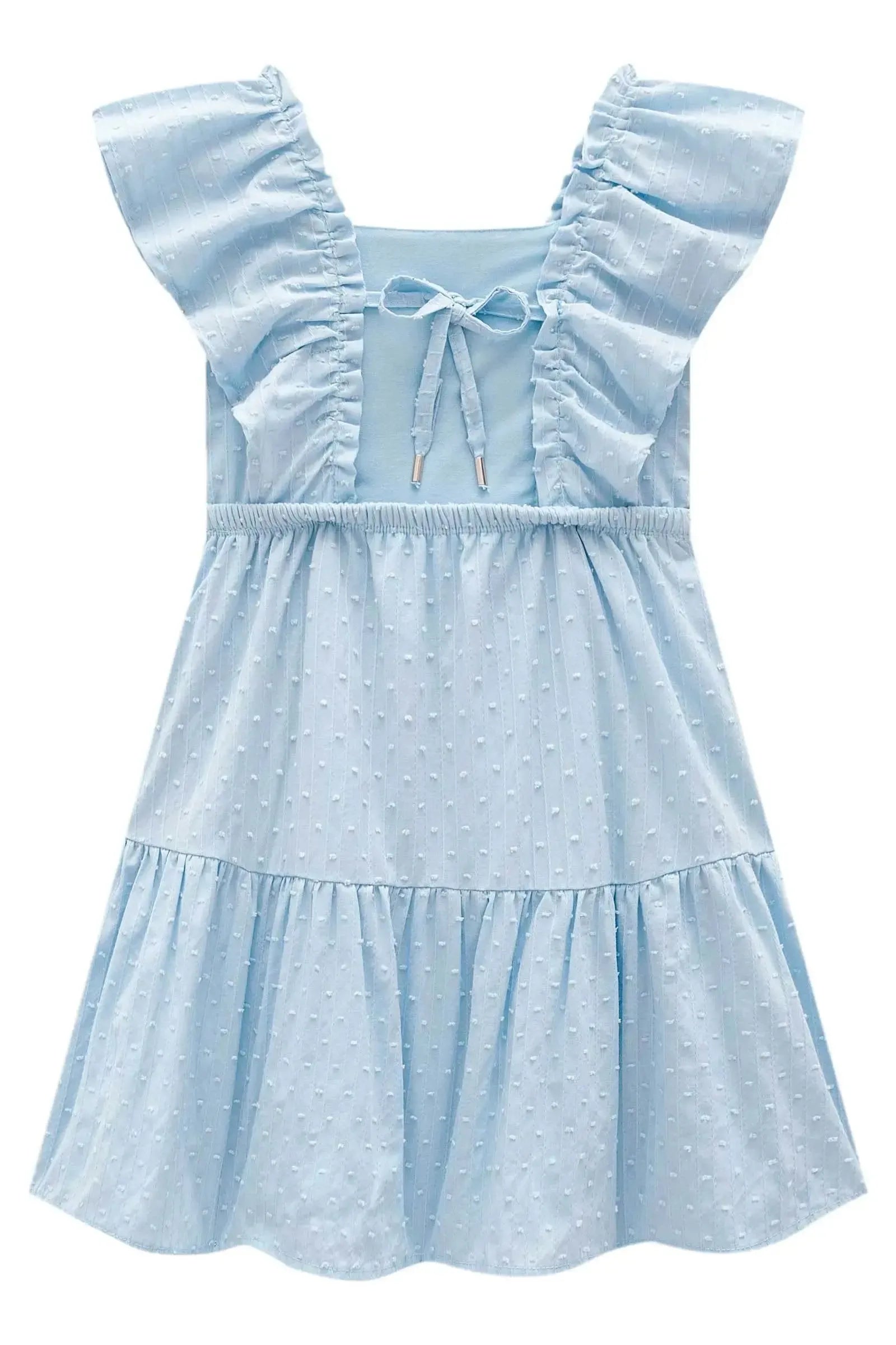 Vestido em Tricoline Maquinetado 96669 Infanti Infantil Menina