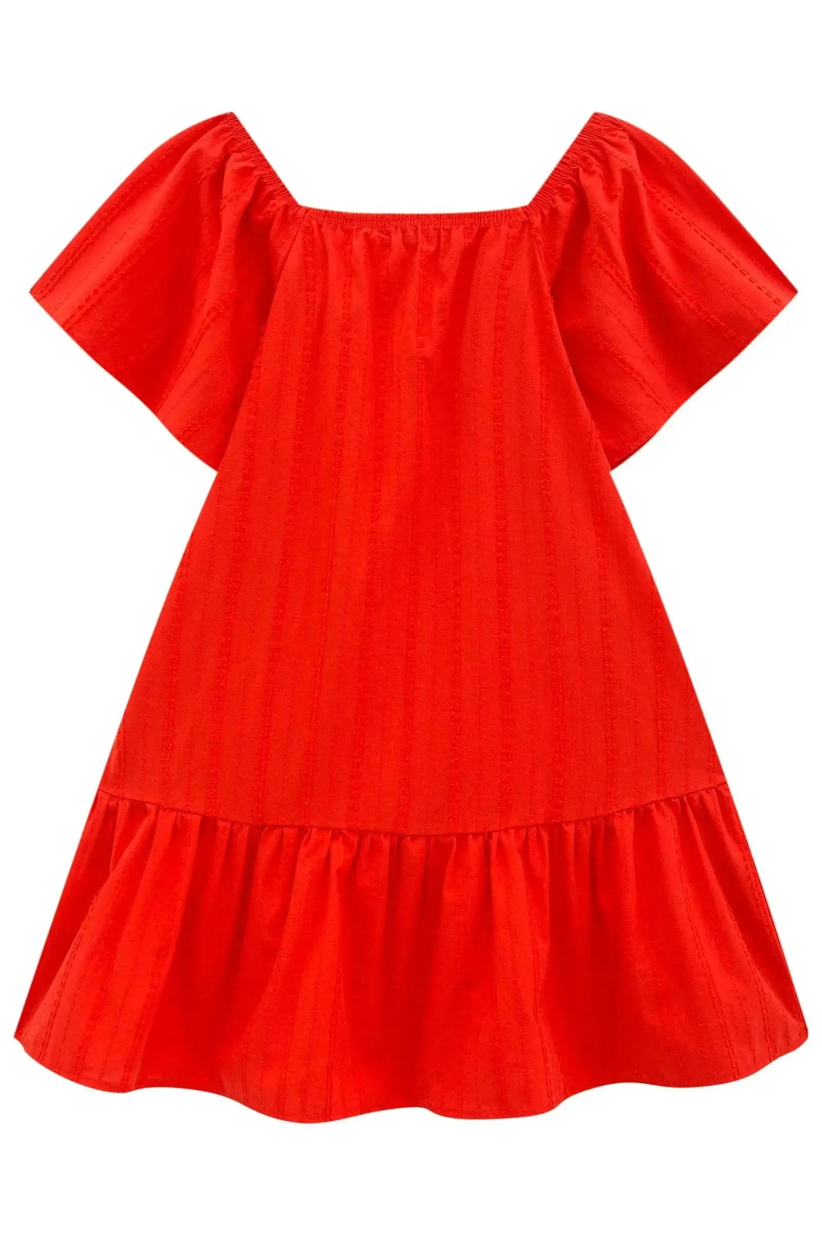Vestido em Tricoline Texturizado 95745 Infanti Infantil Menina
