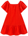 Vestido em Tricoline Texturizado 95745 Infanti Infantil Menina