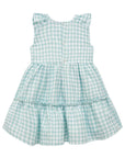 Vestido em Tricoline Vichy 75161 Infanti