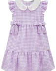 Vestido em Tricoline Vichy 99148 Infanti Infantil Menina