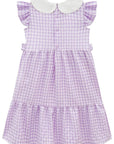 Vestido em Tricoline Vichy 99148 Infanti Infantil Menina
