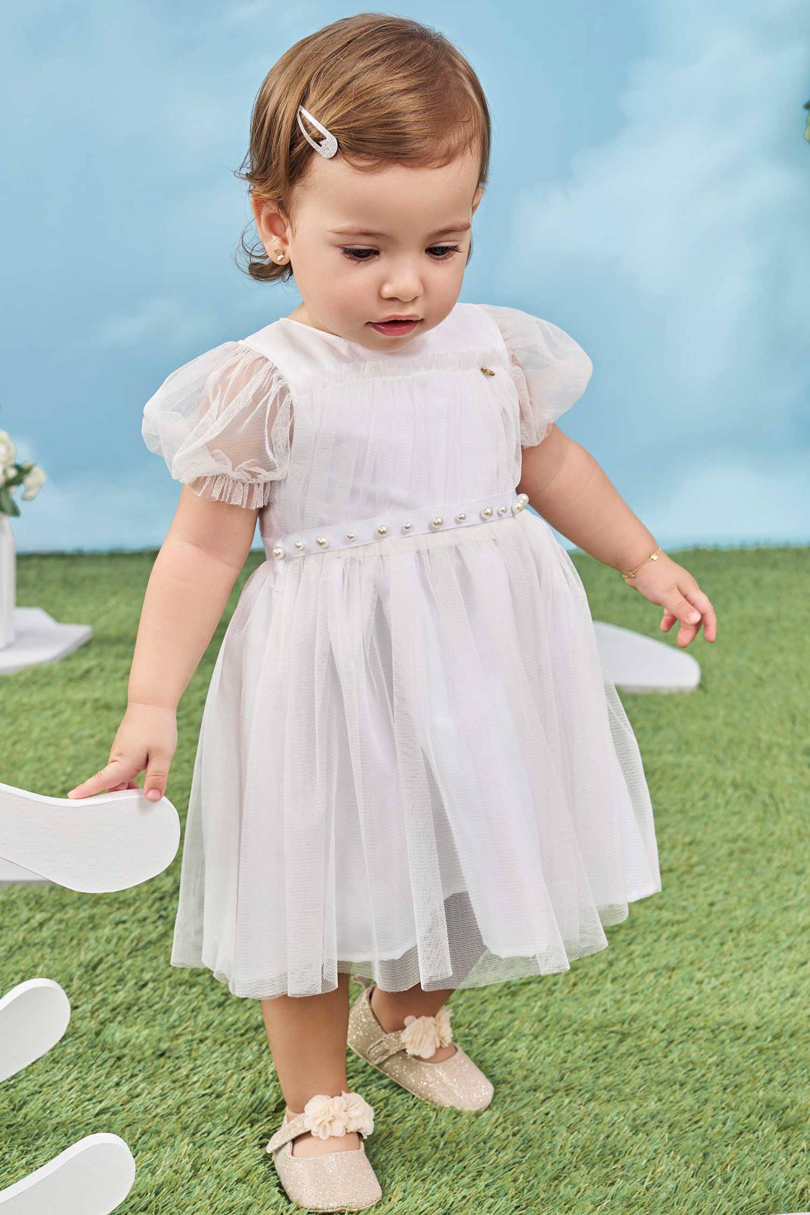 Vestido em Tule 78757 Infanti