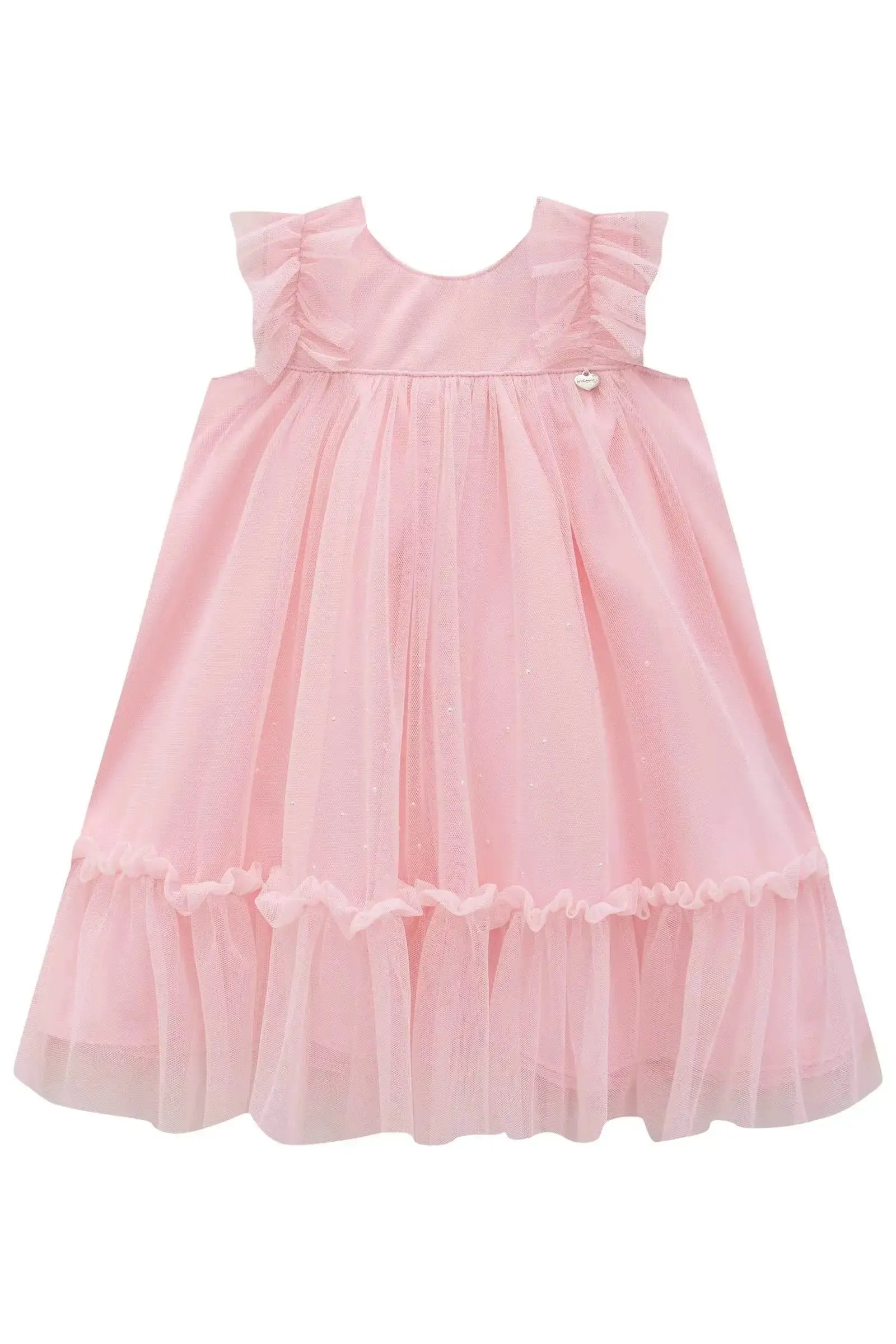 Vestido em Tule 83639 Infanti Bebê Menina