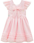 Vestido em Tule Bordado Borboleta e Tule com Elastano 99147 Infanti Infantil Menina