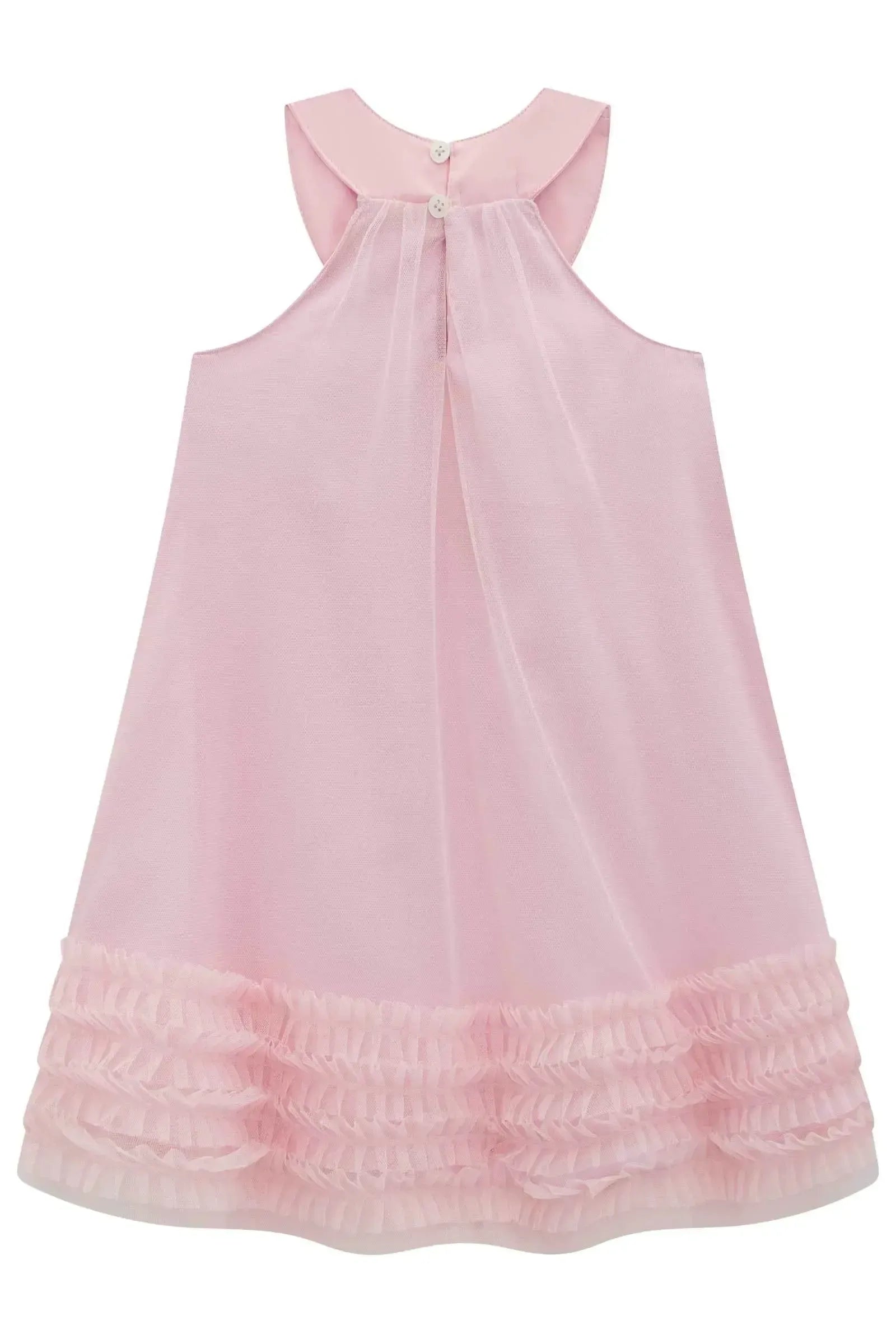 Vestido em Tule com Elastano 97160 Infanti Infantil Menina