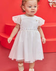 Vestido em Tule Dots 77583 Infanti