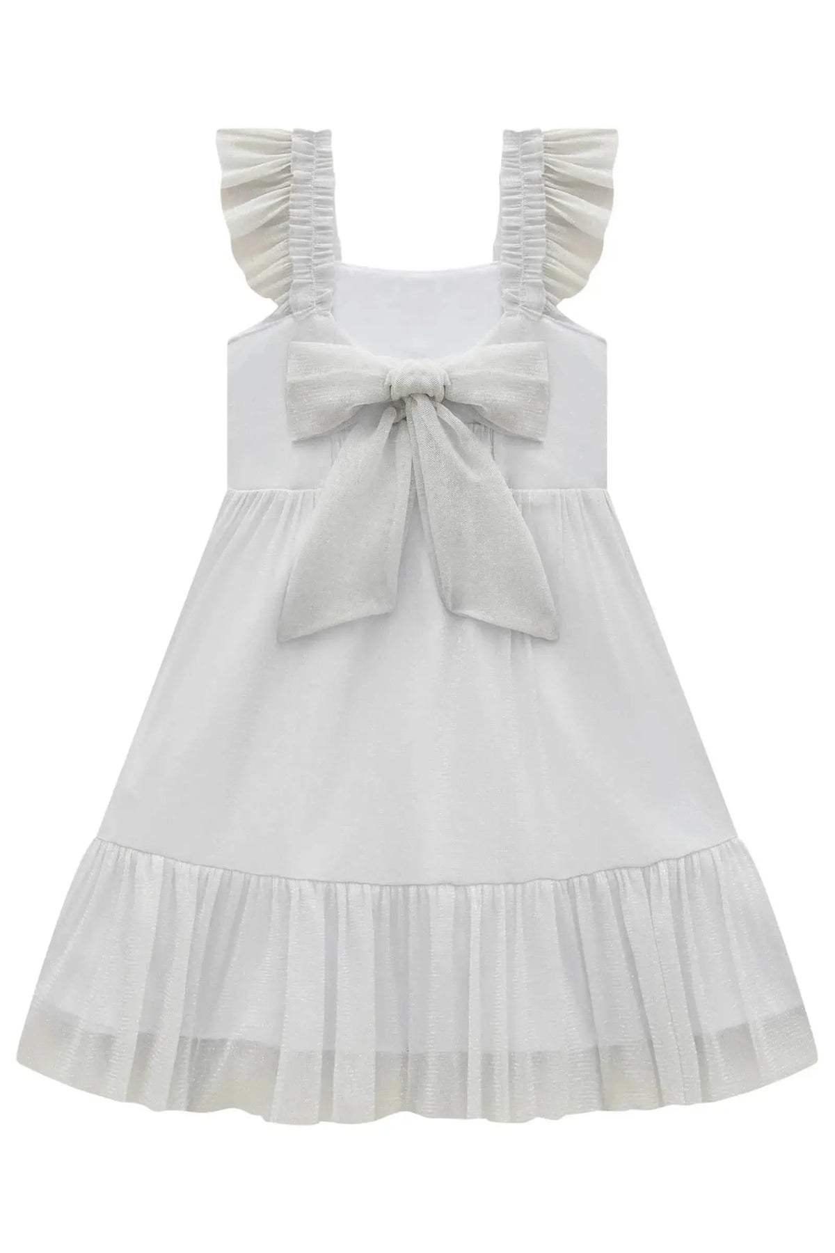 Vestido em Tule Shine 99001 Infanti Infantil Menina