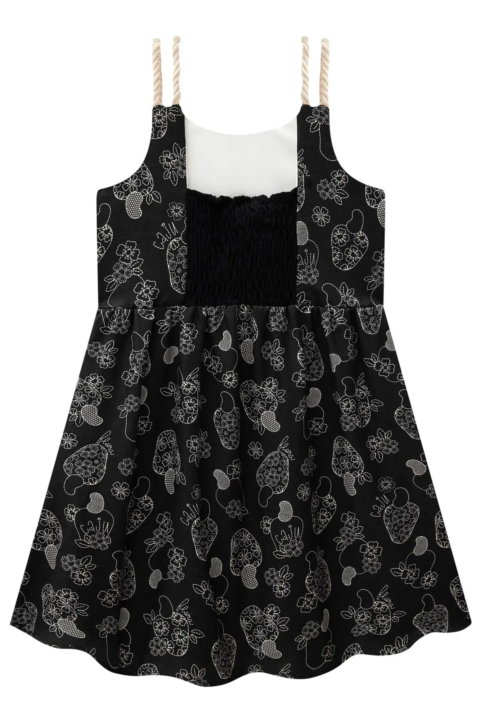 Vestido em Visco Twill 82926 Infanti Infantil Menina