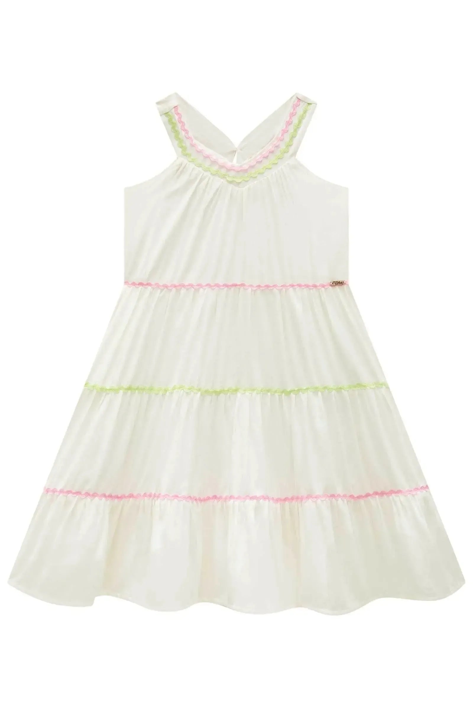Vestido em Viscose 82962 Infanti Infantil Menina