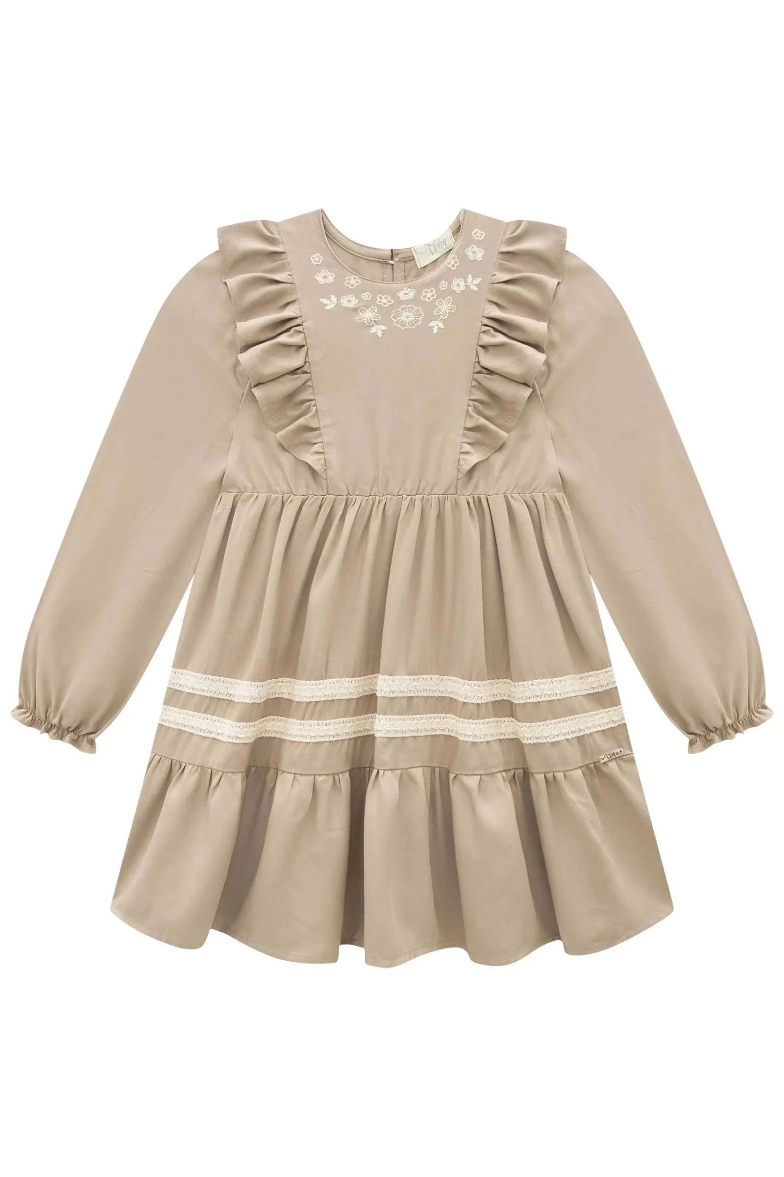 Vestido em Viscose 92420 Infanti Infantil Menina