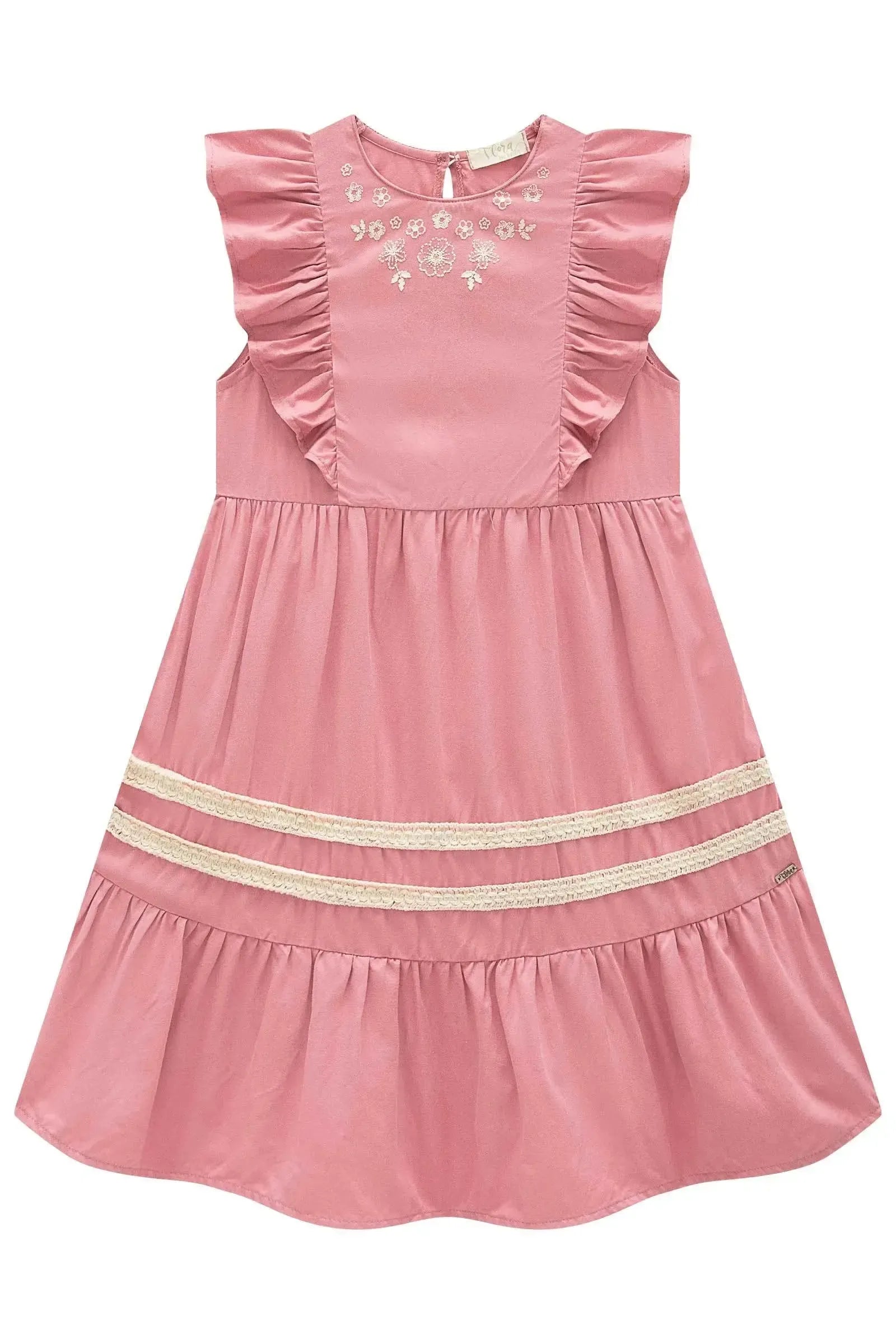Vestido em Viscose 93524 Infanti Infantil Menina
