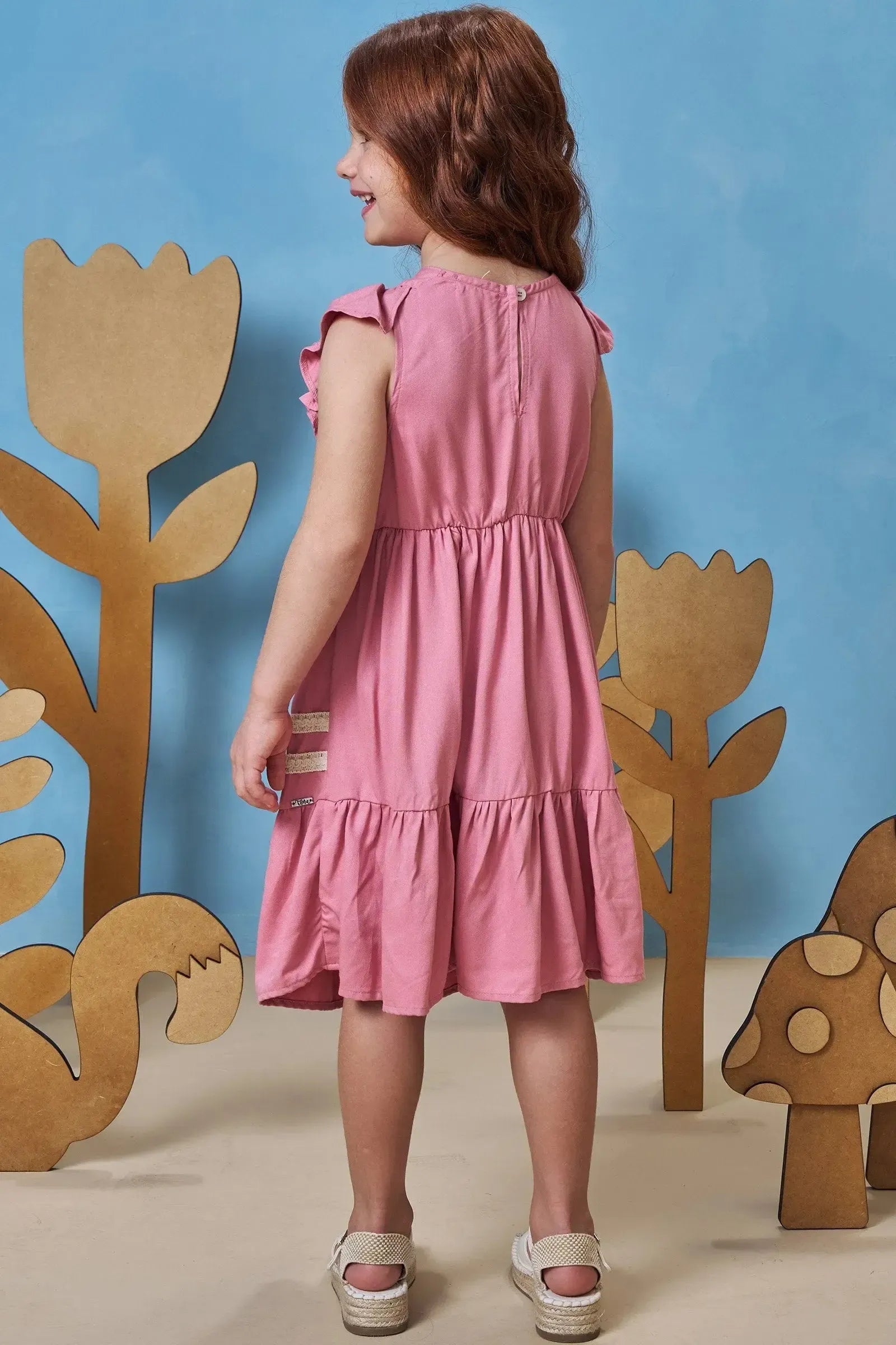 Vestido em Viscose 93524 Infanti Infantil Menina