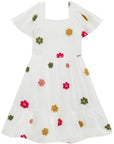 Vestido em Viscose Bordado 96423 Infanti Infantil Menina