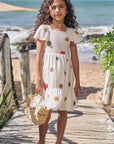 Vestido em Viscose Bordado 96423 Infanti Infantil Menina