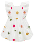 Vestido em Viscose Bordado 96581 Infanti Infantil Menina