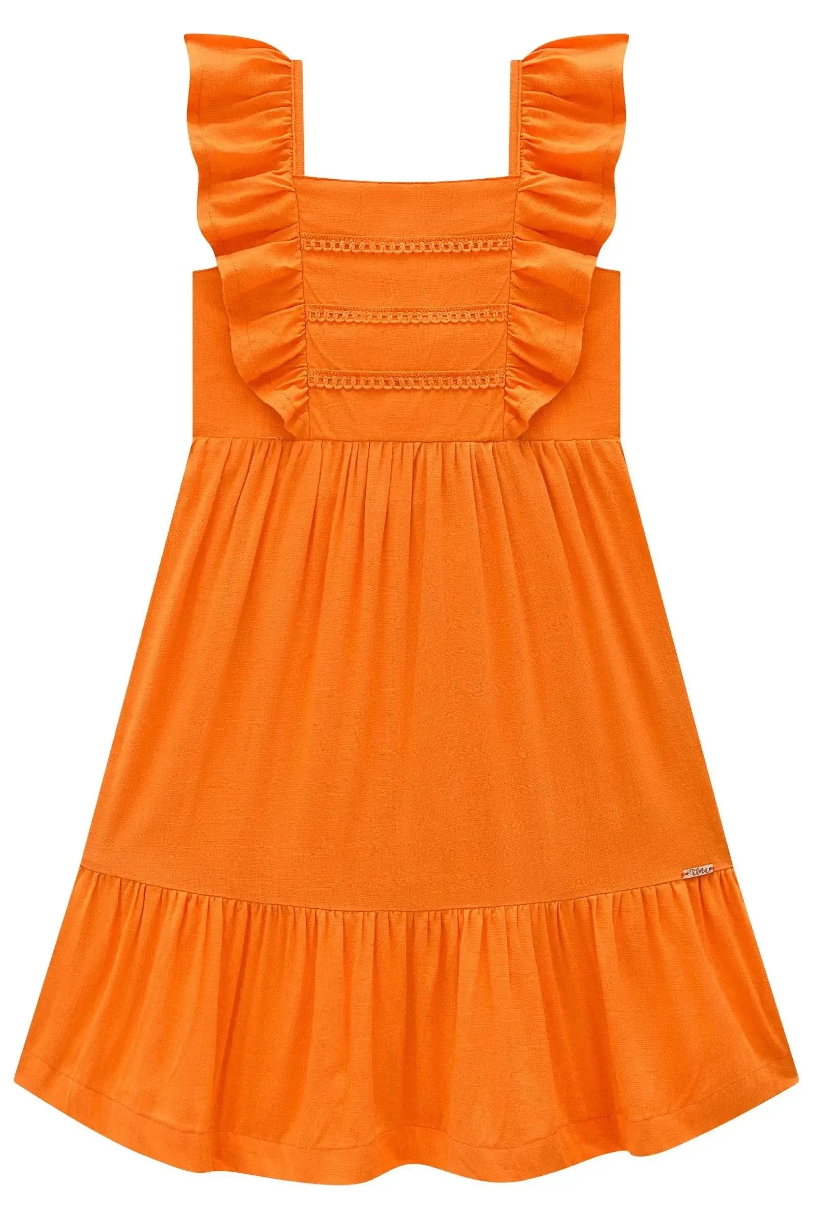 Vestido em Viscose com Elastano 93277 Infanti Infantil Menina