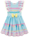 Vestido Junino Candy Color em Malha Power e Nylon 97814 Kukiê Infantil Menina