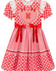 Vestido Junino Maça Do Amor em Malha Power e Nylon Kukiê 97821 Kukiê Infantil Menina