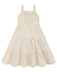 Vestido Midi em Linho Deluxe 98116 Infanti Infantil Menina