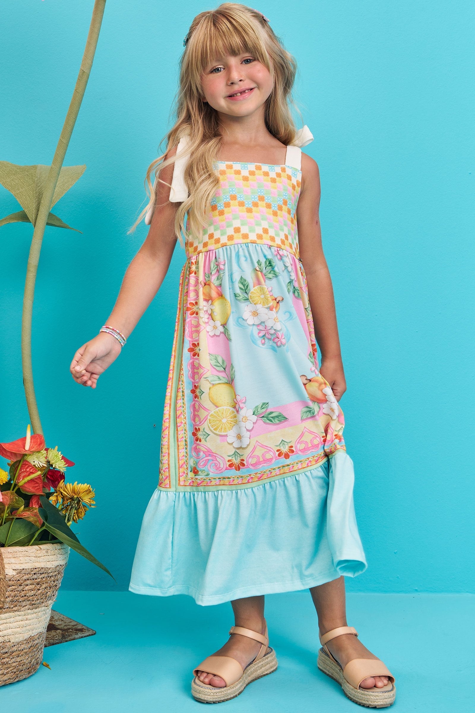 Vestido Midi em Malha Fresh 76866 Infanti