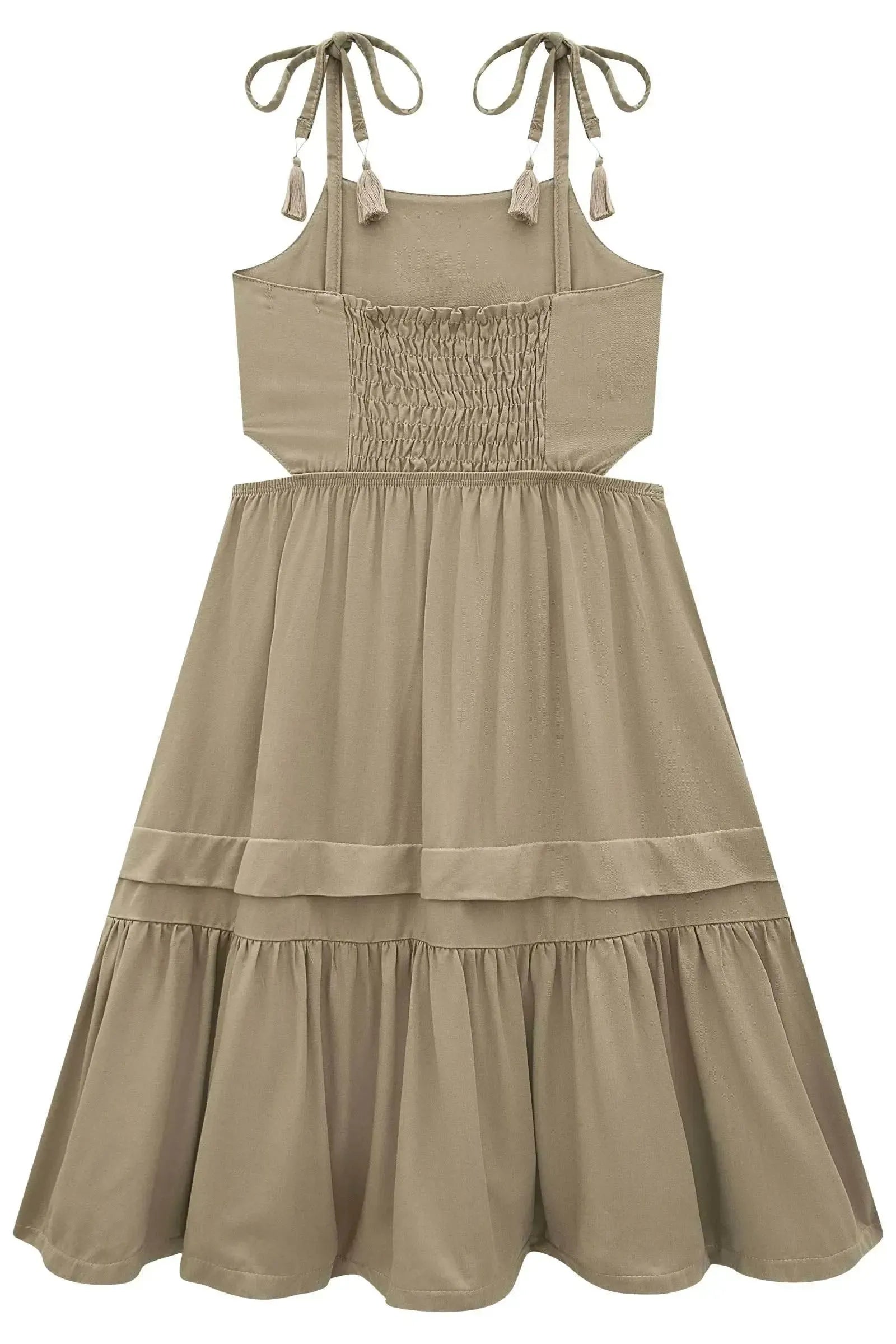 Vestido Midi em Viscose Lírio 88168 Infanti Infantil Menina