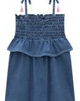 Vestido em Jeans Liz com Elastano 65404 Infanti-VESTIDOS-Infanti