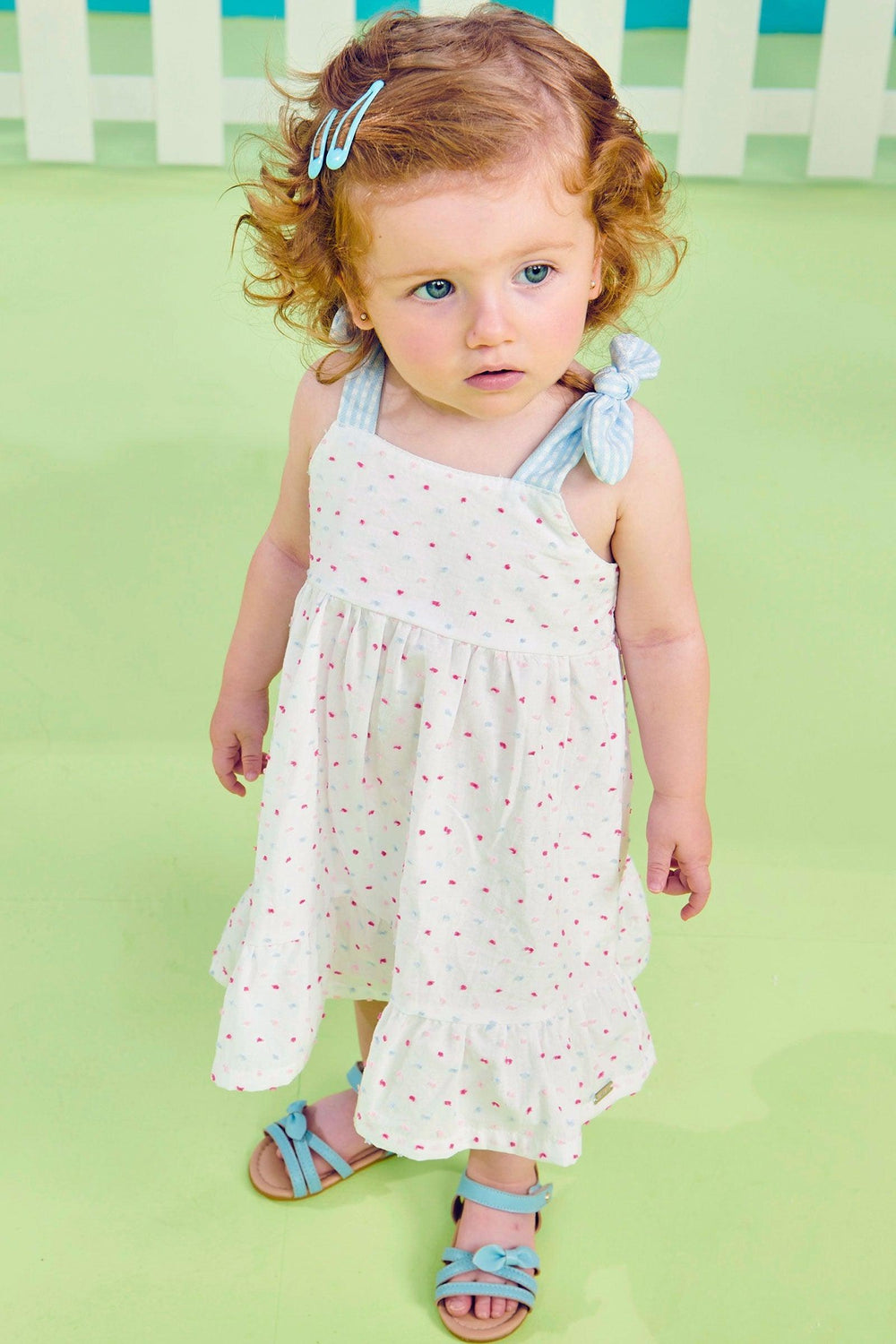 Vestido em Tricoline Dots 65415 Infanti-VESTIDOS-Infanti